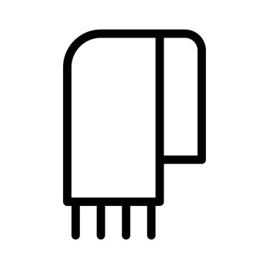 Atkı simgesi, vektör illüstrasyonu