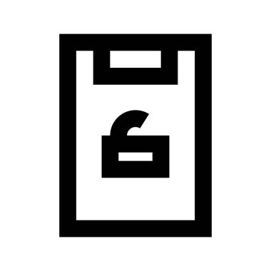 Güvenlik simgesinin kilidini aç, vektör illüstrasyonuName 