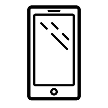 Smartphone Simgesi, vektör illüstrasyonu