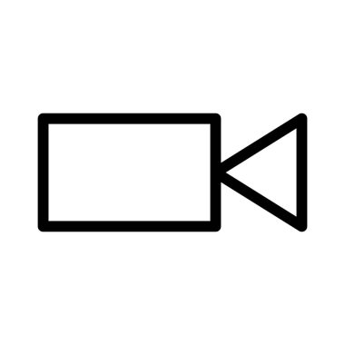 Video Kamera simgesi, vektör