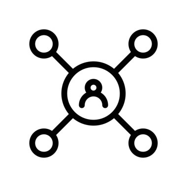 Dış kaynak web tasarımı simgesi, vektör illüstrasyonu