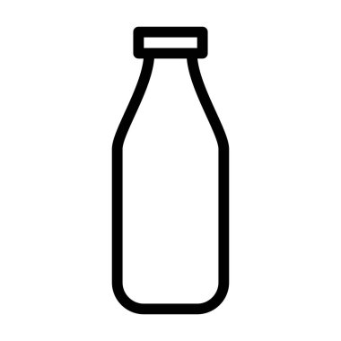 şişe simgesi, vektör illüstrasyonu
