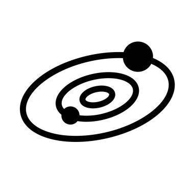 Galaxy Eğitim simgesi, vektör illüstrasyonu