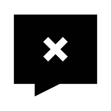 Simge, vektör illüstrasyonunu sil