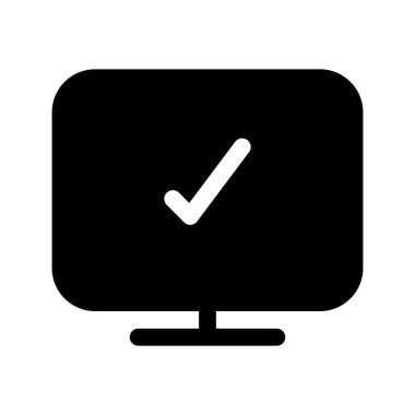 Beyaz arkaplan, vektör illüstrasyonunda simgeyi göster