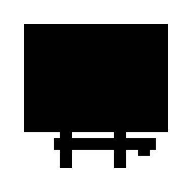 Tahta simgesi, vektör illüstrasyonu 