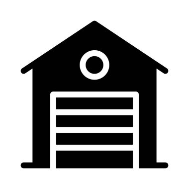 bina simgesi, vektör illüstrasyonu