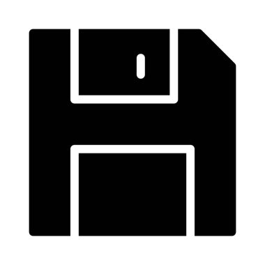 Disket simgesini, vektör illüstrasyonunu kaydet