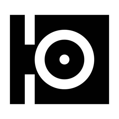 Müzik CD Diski Ortam simgesi, vektör illüstrasyonu 