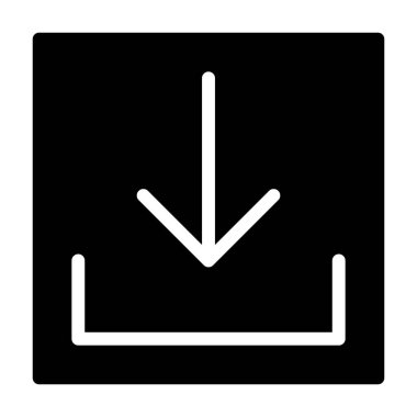 Simge indir, vektör illüstrasyonu