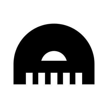 cetvel simgesi, vektör illüstrasyonu