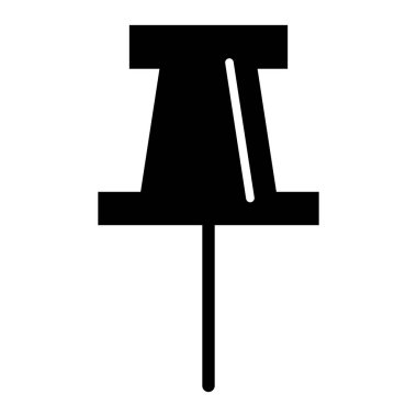 pin simgesi, vektör illüstrasyonu