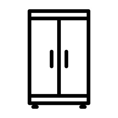 Dolap Mobilyası, vektör illüstrasyonu