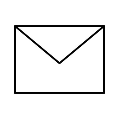 posta simgesi, vektör illüstrasyonu