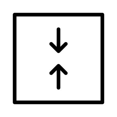 Sağ Küçük Ok Yön Taşı simgesi, vektör illüstrasyonu