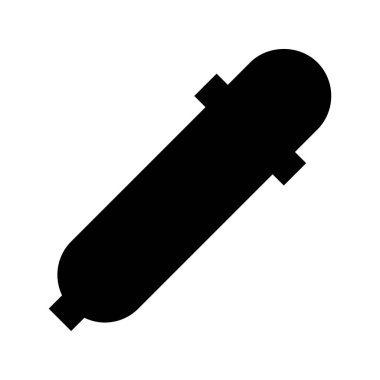 Göz damlası tıbbi simgesi, vektör 