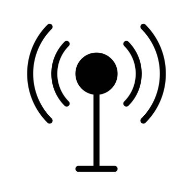 Anten simgesi, vektör illüstrasyonu