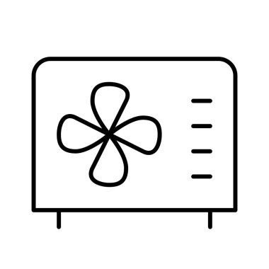  Beyaz arkaplanda hava durumu simgesi, vektör illüstrasyonu