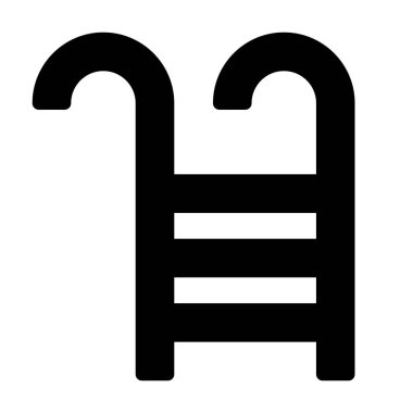 Havuz simgesi, vektör illüstrasyonu   