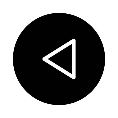 Sol Ok simgesi, vektör