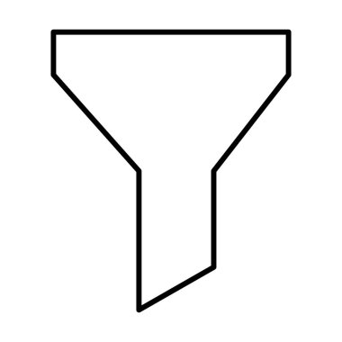 Filtre Simgesi, Vektör illüstrasyonu