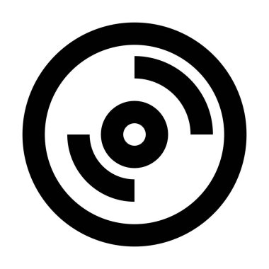 Disk simgesi, vektör çizimi