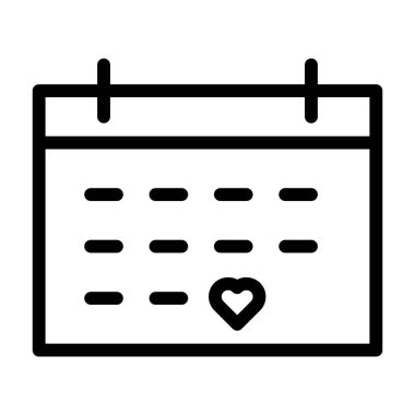 Takvim Yıldönümü Günü simgesi, vektör illüstrasyonu