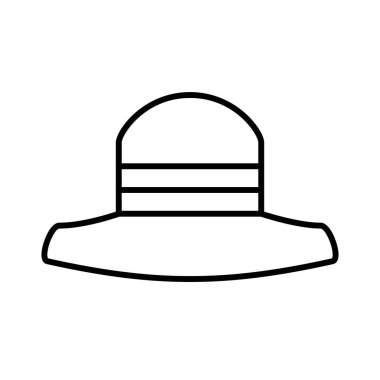 hat simgesi, vektör illüstrasyonu