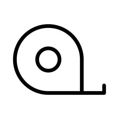 Ölçüm Zinciri simgesi, vektör illüstrasyonu