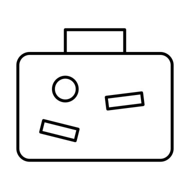 Seyahat Etkinlikleri simgesi, vektör illüstrasyonu  