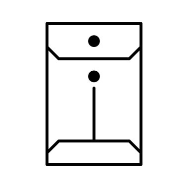 posta zarfı simgesi, vektör illüstrasyonu 