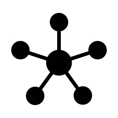  Bağlantı Ağı simgesi, vektör illüstrasyonu