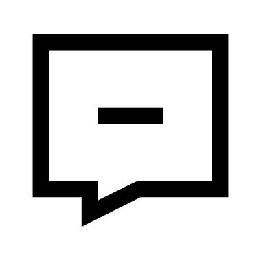 konuşma balonu simgesi, vektör illüstrasyonu