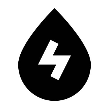 Su Bitkisi simgesi, vektör illüstrasyonu 