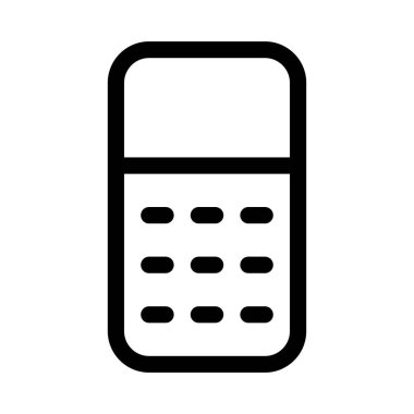 hesap makinesi simgesi, vektör illüstrasyonu