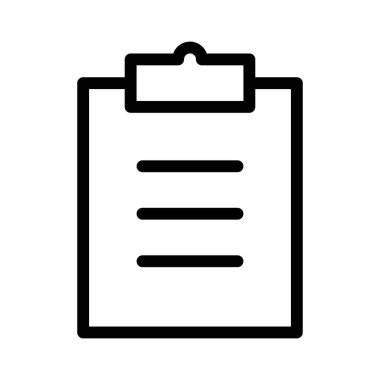  Rapor simgesi, vektör illüstrasyonu 