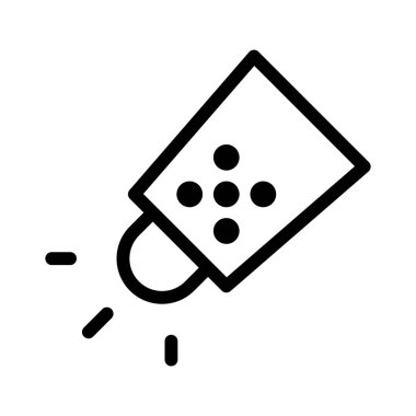 Tuz Biberi simgesi, vektör illüstrasyonu