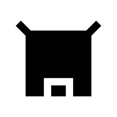 Paket simgesi, vektör çizimi