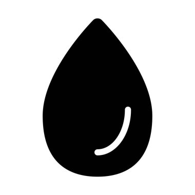  Yağmur damlası simgesi, vektör illüstrasyonu