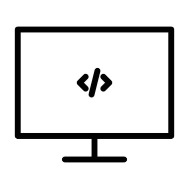 Beyaz arkaplan, vektör illüstrasyonunda simgeyi göster