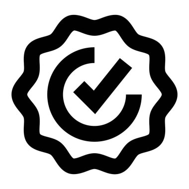 Madalya En İyi Servis simgesi, vektör illüstrasyonu