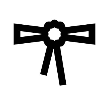 Rozet simgesi, vektör illüstrasyonu