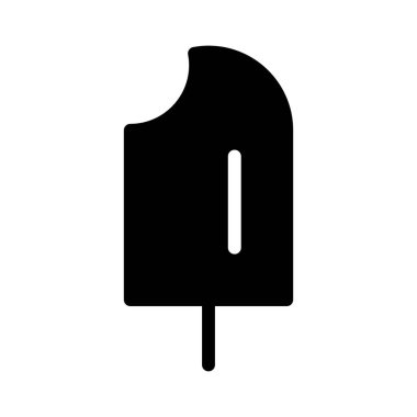 dondurma simgesi, vektör illüstrasyonu