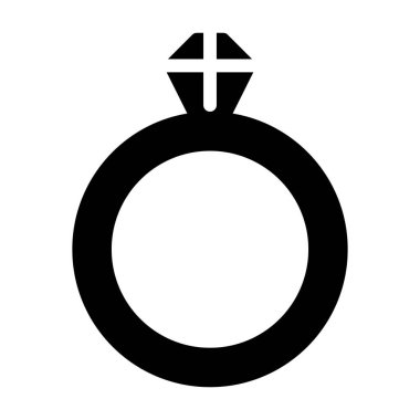 Halka simgesi, vektör illüstrasyonu 