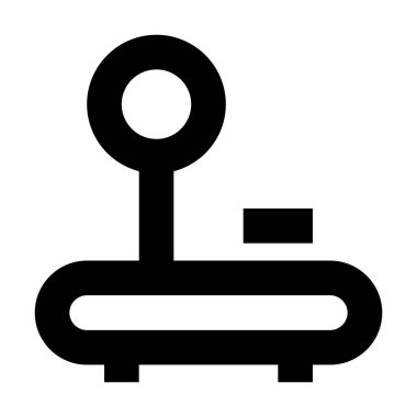 Joystick simgesi, vektör illüstrasyonu