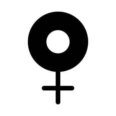 Kadın simgesi, vektör illüstrasyonu