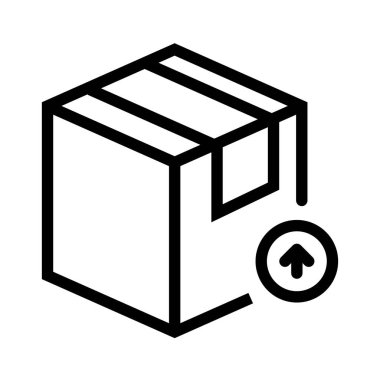 Alışveriş E Ticaret simgesi, vektör illüstrasyonu