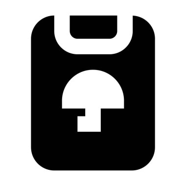 Şemsiye Güvenlik simgesi, vektör illüstrasyonu 