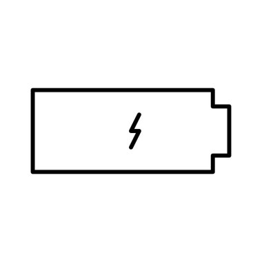 pil simgesi, vektör illüstrasyonu