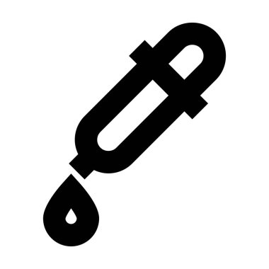 Göz damlası tıbbi simgesi, vektör 